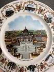 Souvenir Rome Italy Vatican St Peter s Basilica 8in Porcelain Plate West Germany