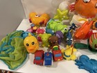 Vintage Lot Of 34 Bath pool Toys For Babies And Infants Imported From Europe