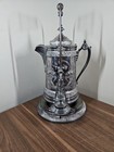 Antique Reed   Barton Victorian Silver Plated Tilting Pitcher - Beautiful Patina