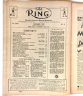 1952 The Ring Boxing Magazine Archie Moore Rocky Marciano Tunney Fights Vintage