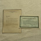 1935 Commonwealth Edison Stock Scrip Certificate   Letter La Salle Quincy Co 