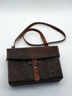 Vintage Swiss Army Military Officer Leather Bag Medic Paramedic 1940 Poggioli