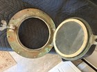 Vintage Salvage Large Cast Bronze Brass Port Hole Ship Window 14  Very Heavy 16 