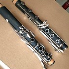 French Clarinet G Key With Case Hard Rubber Wind Instrument