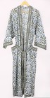 Dressing Gown Hand Block Kimono Indian Floral Print Kimono Beautiful Dress Maxi