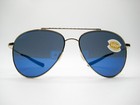 New Authentic Costa Del Mar Titanium Cook Coo 126 Obmp Gold blue 580p Polarized