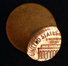 Lincoln Memorial Cent  us Mint Error  Off Center Strike Penny Coin