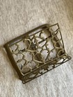 Vintage Solid Brass Ornate Folding Bible  Ipad  Book  Recipe Stand Or Lectern