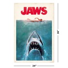 Jaws - Movie Poster  regular Style - Retro   Vintage Design   size  24  X 36  