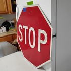 Stop Sign 30  Authentic Retired Street Traffic Road Sign Lot 12-480