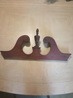 Wood Mahogany Pediment Crest Finial Architectural Ornamental 