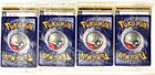 Unopened Set Of 4 Pokemon Warner Bros Cards From The First Movie 1999