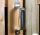 Everbilt 6-1 2 In  Zinc Plated Heavy-duty Gate Shed Door Pull Handle Fast Ship