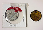1876 Philadelphia Centennial Exhibition Medal Lot 2 Independence Hall Flag