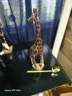Hand Carved Wood Giraffe 17 5 Inches Tall Africa