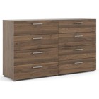 Tvilum Austin 8 Drawer Double Dresser In Walnut