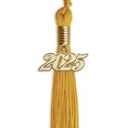 Endea Graduation Gold Tassel With Gold Date Drop