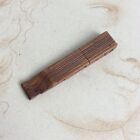 Wood And Sequins Closed Fan Needle Case 19th Century Couture Haberdashery