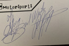 A j  Foyt Personally Autographed Signed Nascar Card Indy Car Racing Freeship