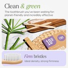 Firm Toothbrushes For Adults  10 Pack  Hard Bristle Bamboo