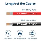 12 Awg Electrical Silicone Wire - 12 Gauge Tinned Copper Cable 2 5 M   8 Ft