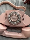 Crosley Cr59 Pink Princess Desk Push Button Touch Tone Working Phone Vtg Style