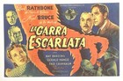Sherlock Holmes - The Scarlet Claw Spanish Film Herald 1944 Basil Rathbone Movie