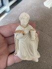 Vintage 1997 Lefton Nativity Set Of 9 Figures Gold Trim   11089