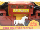 Multiple Toymakers Fort Frontier Playset Cowboys   Indians Sealed Vtg 1975 Toy