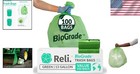 Eco-friendly 13 Gallon Biodegradable Trash Bags   100 Count   Astm D6954