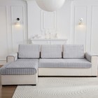 Flannel Fuzzy Couch Covers Washable Non Slip Sectional Sofa Cover Protector