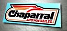 Chaparral Snowmobiles     Retro Logo Sticker     Decal