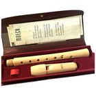 Vintage Moeck Tuju-flote 223 Barock Maple Wood W  Case Recorder German 