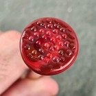Vintage Lot Of 9 Clear Red Glass Cocktail Muddlers 5  Mashers Swizzle Sticks Mcm