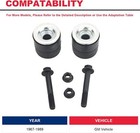 Radiator Core Support Mount Bushings   Bolts Kit Gm 1967-1989 Rubber Replacement