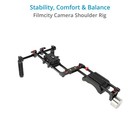 Filmcity Fc-03 Shoulder Rig Kit With Matte Box   Follow Focus For Dslr Cameras