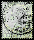 1894 Straits Settlements  50 Used    cd Jy 26 1896 Singapore     vf