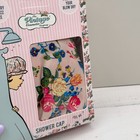The Vintage Cosmetic Company Shower Cap - Pink Floral