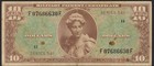 Us Military Payment Certificate  10 Series 541 1958 Mpc F07686630f Scarce