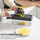 1pcs 16-in-1 Vegetable Chopper   Slicer Multifunctional Kitchen Tool Set - New