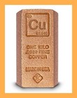 1 Kilo Trapezoid Copper Bar   9999 Pure   Made In Usa 