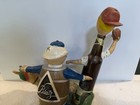 Vintage 1950 s Blatz Beer Advertising Bar Display  sliding In To Home  Figurines