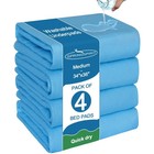 Washable Waterproof Bed Pads For Incontinence - 34  X 36  - 4 Pack  Reusable