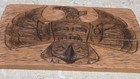 Northwest Coast First Nations Thunderbird Carved Plaque  Signed N Joseph Vintage