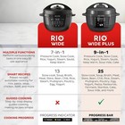 Instant Pot Rio Wide Plus  9-in-1 Electric Pressure Cooker  35  Larger Cooking 