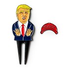 Trump  don  Divot Tool And Ball Marker Gift Set - Divot Defenders - Golf Gift