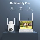 Anran 5mp 12 monitor 4ch Nvr Security Camera System Wifi6 Ptz Outdoor Cctv 4pack