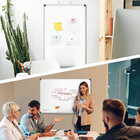 Magnetic Dry Erase Whiteboard 24 X 18 Inch  Double Sided White Board For Wall Wi