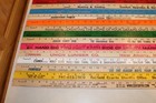 16 Yardstick Wood Wooden Ruler Lot Advertising Sign Color Art Craft Hobby