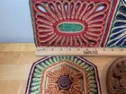 Lot Of 6 Vintage Woven Straw Raffia Trivets Hot Pads  - Retro Boho